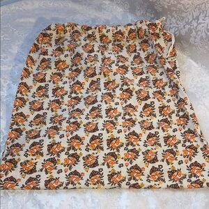 Vintage Mushroom & floral design Laundry bag with drawstring.